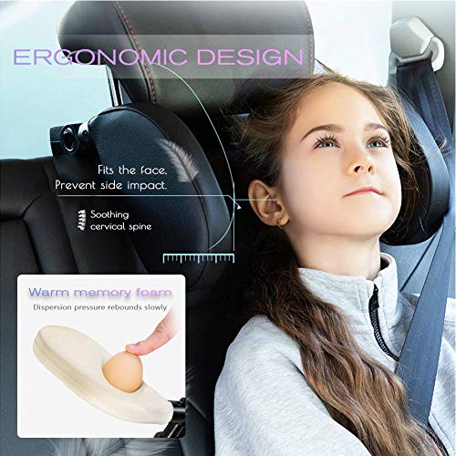 Almohada reposacabezas para asiento de auto ajustable miniatura 5