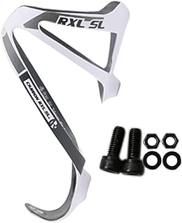 [US Stock] RXL SL Full Carbon Fiber Water Cup Cage Carbon MTB Road Bike Bicycle Water Bottle Holder Super Light 3K Gloss 20g Black White