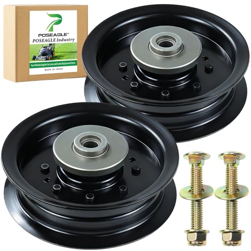 POSEAGLE 2 Pack 532196104 Idler Pulley for Husqvarna 48" 54" Z254f Mower by POSEAGLE - Used condition - US$20.16