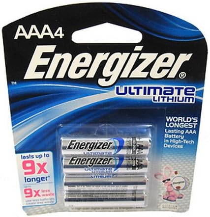 Ultimate Lithium AAA Batteries 4pk - One Size -