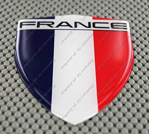 France Flag 3D Decal Sticker Large #TOP15