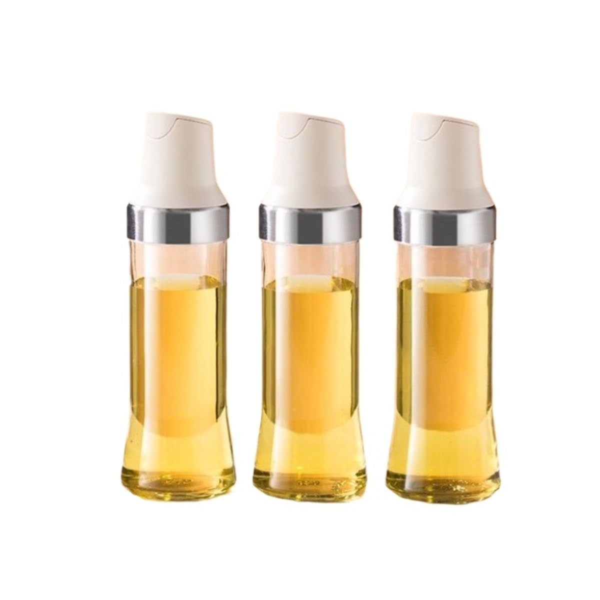 GFJHdfhE Cruet Set - Cooking Tools Automatic Opening And Closing Sensing Household Soy Sauce Vinegar Seasoning Bottle Housewares(White)