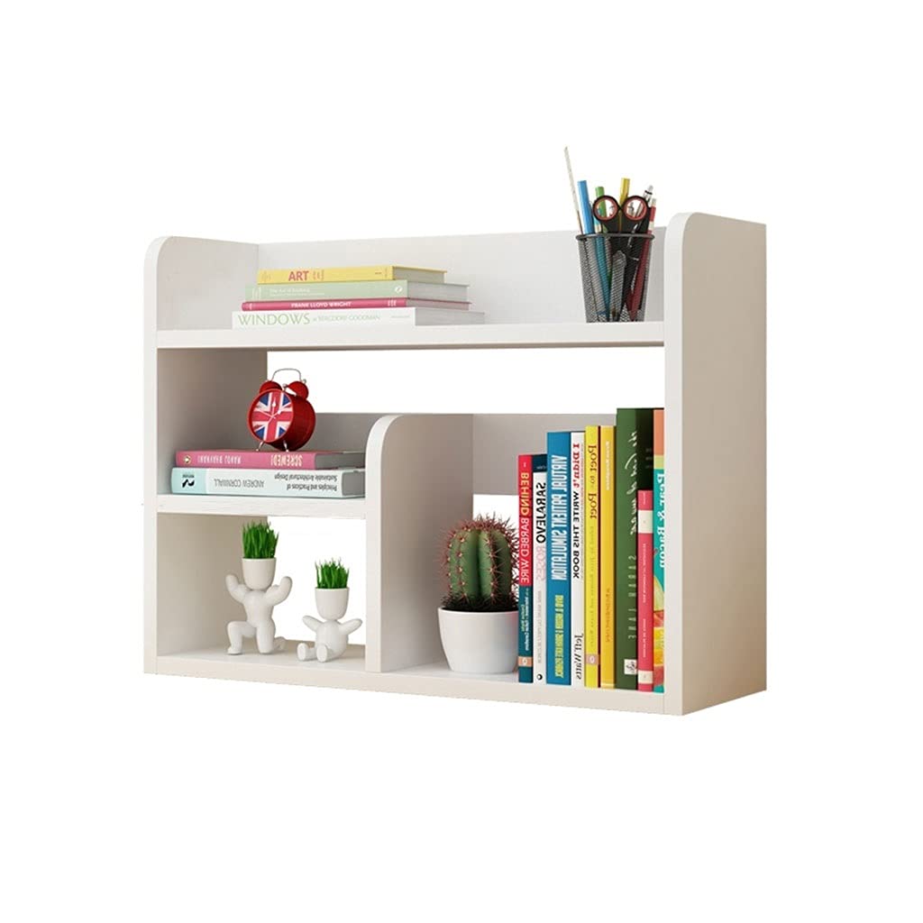 Estantería portátil Estantería de Escritorio Estantes de Madera de múltiples Capas Estantes para Archivos de Oficina Estantes para Libros Estante de Almacenamiento de Cocina Estant
