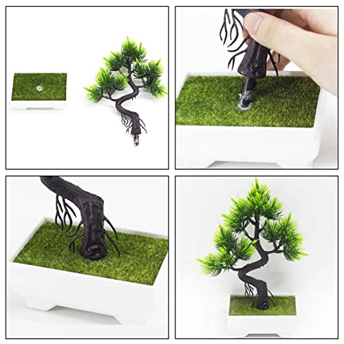 Plante artificielle bonsai en pot A-06 pour decoration maison et jardin - 4