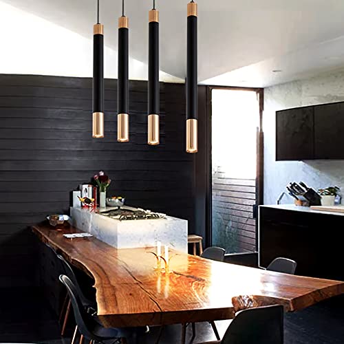 Lámpara colgante de 3W LED negra cilíndrica para eliminar zonas oscuras en barras 6