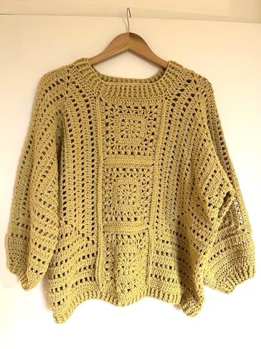 Pull Bohème en Coton Léger au Crochet pour Éviter les Coups de Froid