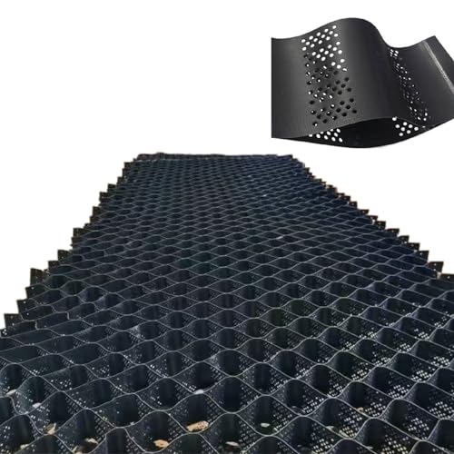 Grille au sol en polyéthylène haute densité pour stabiliser le gravier