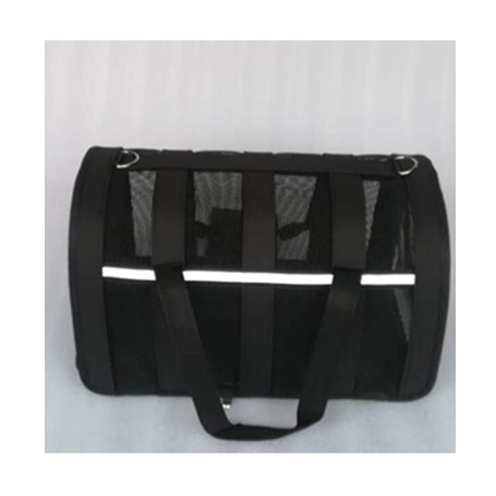 Sac de voyage respirant pour animal de compagnie transport chien noir taille M