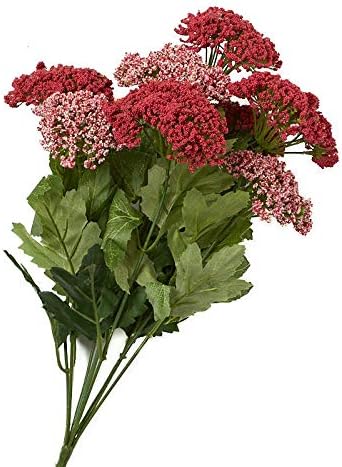 Miniatura 4 de Factory Direct Craft Shades of Rose and Pink Queen Anne's - Flores artificiales de encaje para arreglos florales y decoración del hogar (tamaño 17