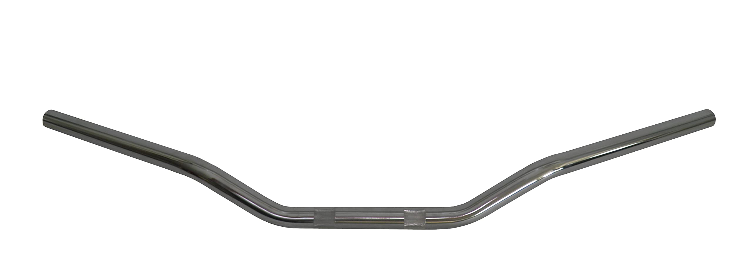 Guidon Accossato chromé pour Suzuki GSX BANDIT de 1997 à 2003 (CC 750), Plie Moyenne (131 mm), en acier, diamètre constant 22 mm