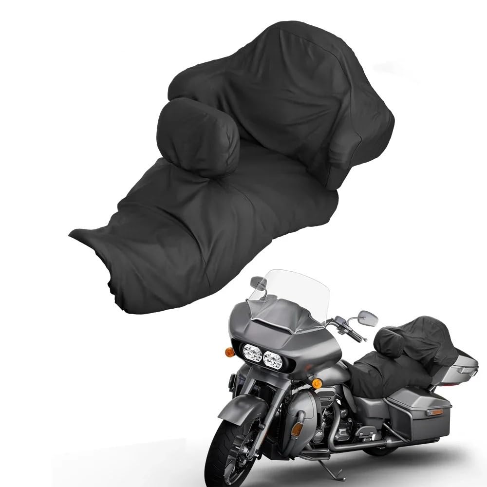 Funda Asiento Moto Funda de Asiento de Motocicleta Compatible con Asientos de Turismo y Triciclo, Funda de Asiento a Prueba de Polvo y Lluvia, Accesorios Asientos de Moto