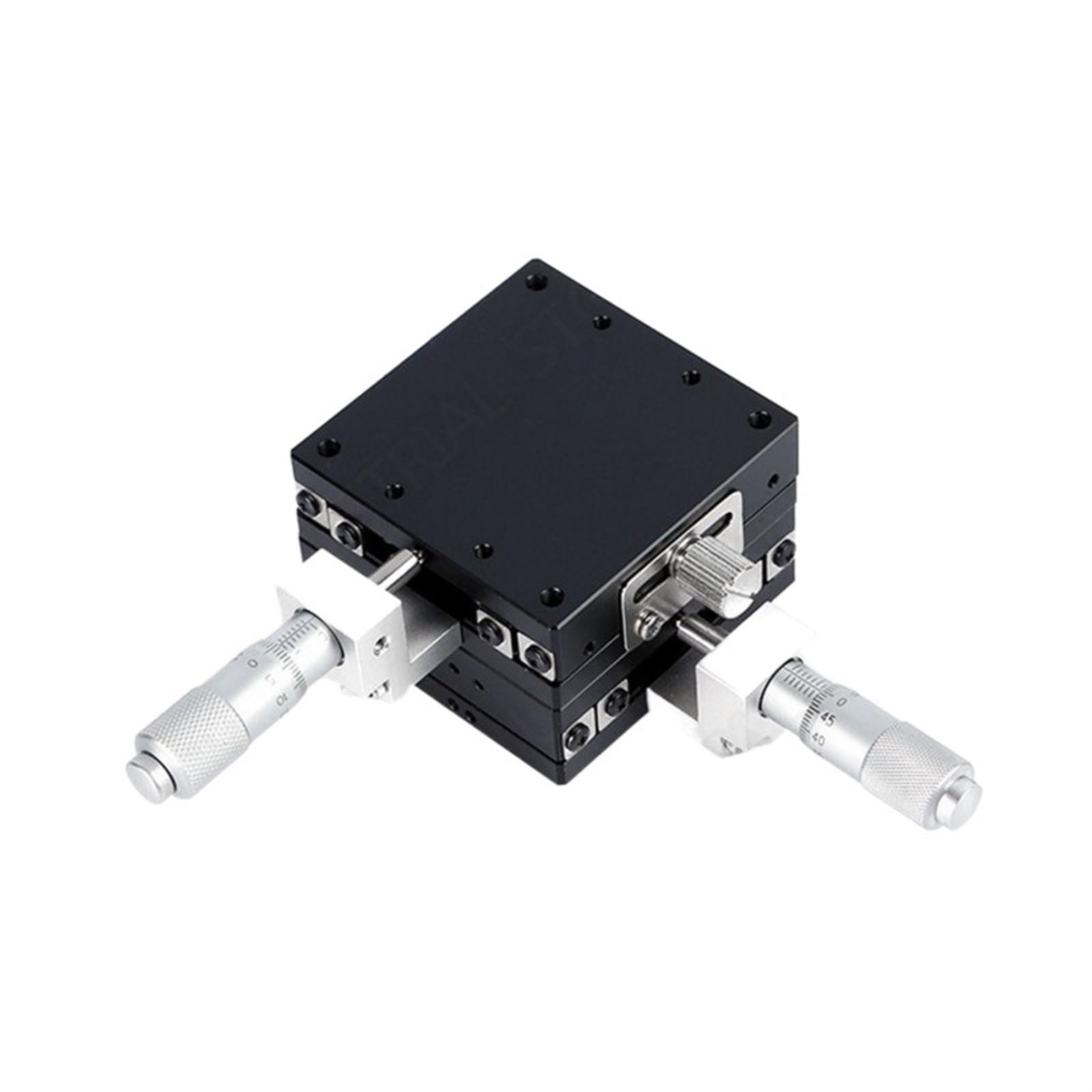 KGLHJDY X Y Axis 60mm x 60mm Steel Ball Guide Linear Stage Manual Displacement Trimming Platform Sliding Table Component