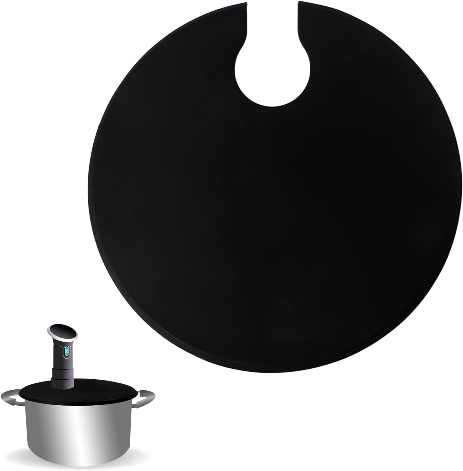 TonGass Sous Vide Precision Cooker Silicone Lids Fits Up to 10.5