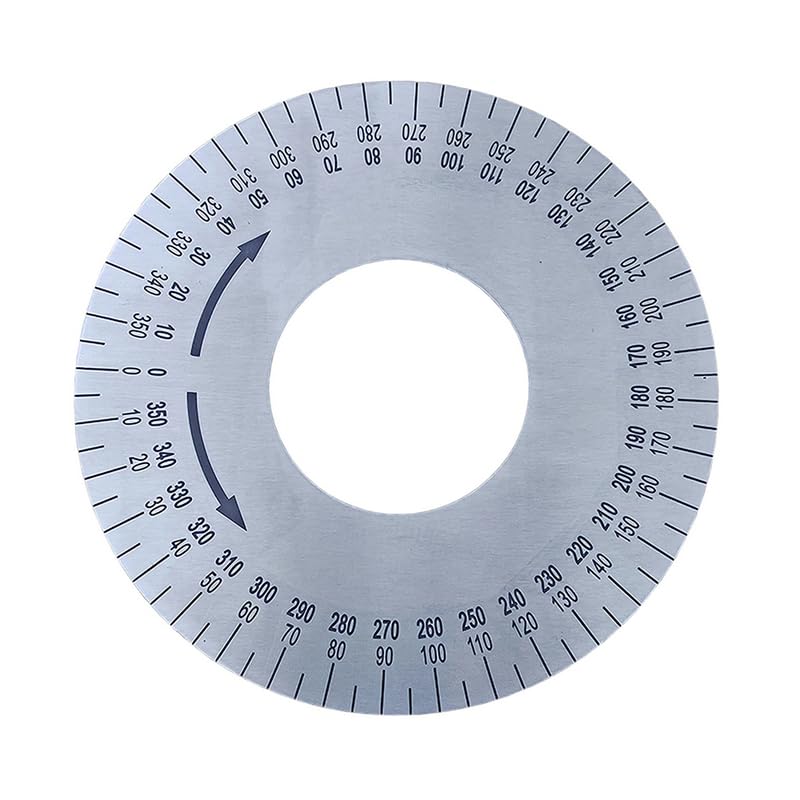 150X22MM 150X60MM Dial Scale Identification Dial Degree Graduated Circle Disk for Machine Tool Measurement Tools (150X22X2MM)