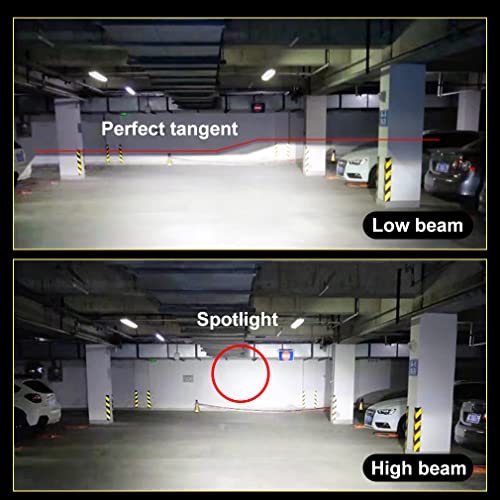 Liangjian 9004/Hb1 Led Headlight Bulbs,60W 18000 Lumens 300% Super Bright 6000K Cool White High Beam/Low Beam Car Led Headlights Conversion Kit, Quick Installation, Pack Of 2 #TOP2