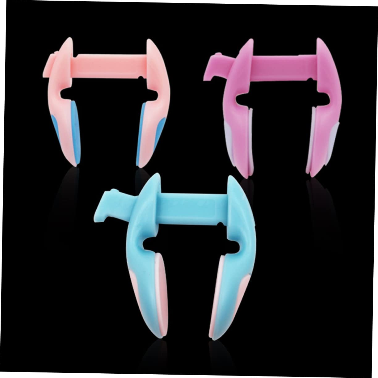 Totority Waterproof Nose Guard Silicone Nose Clip for Diving Swimming for Adults Unisex Swimming Accessories (Rosy)