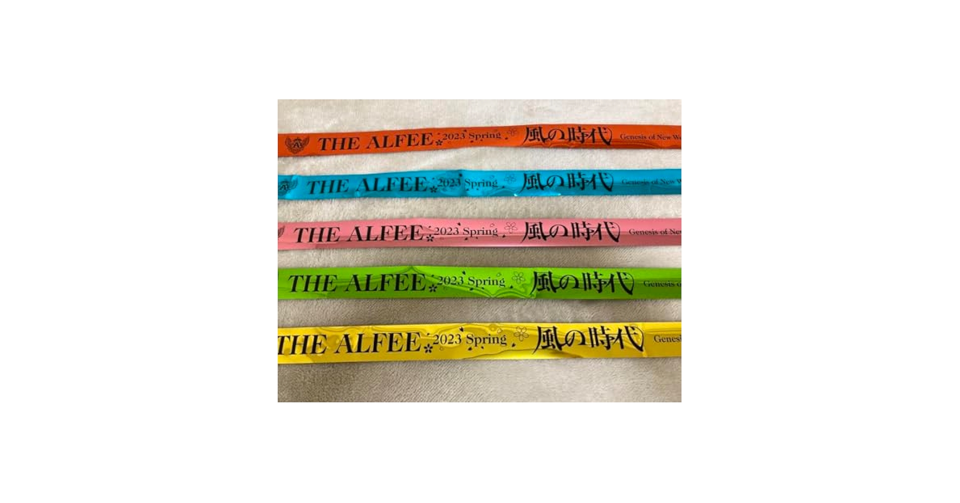 THE ALFEE　2024年冬の祭典　銀テープ全6色セット(金のみ半分) THE ALFEE 2024年冬の祭典 銀テープ全6色セット(金のみ半分)