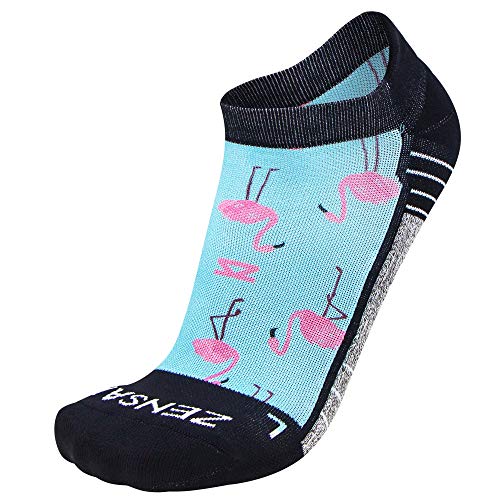 Image of Zensah Limited Edition No-Show Running Socks - Anti-Blister Comfortable Moisture Wicking Sport Socks for Men and Women