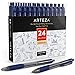 Produktbild Arteza Gelstifte, 24 blaue Kugelschreiber mit Geltinte, Gelschreiber mit einziehbarer 0,7 mm Stiftspitze, hochwertige Gelroller für Bürobedarf