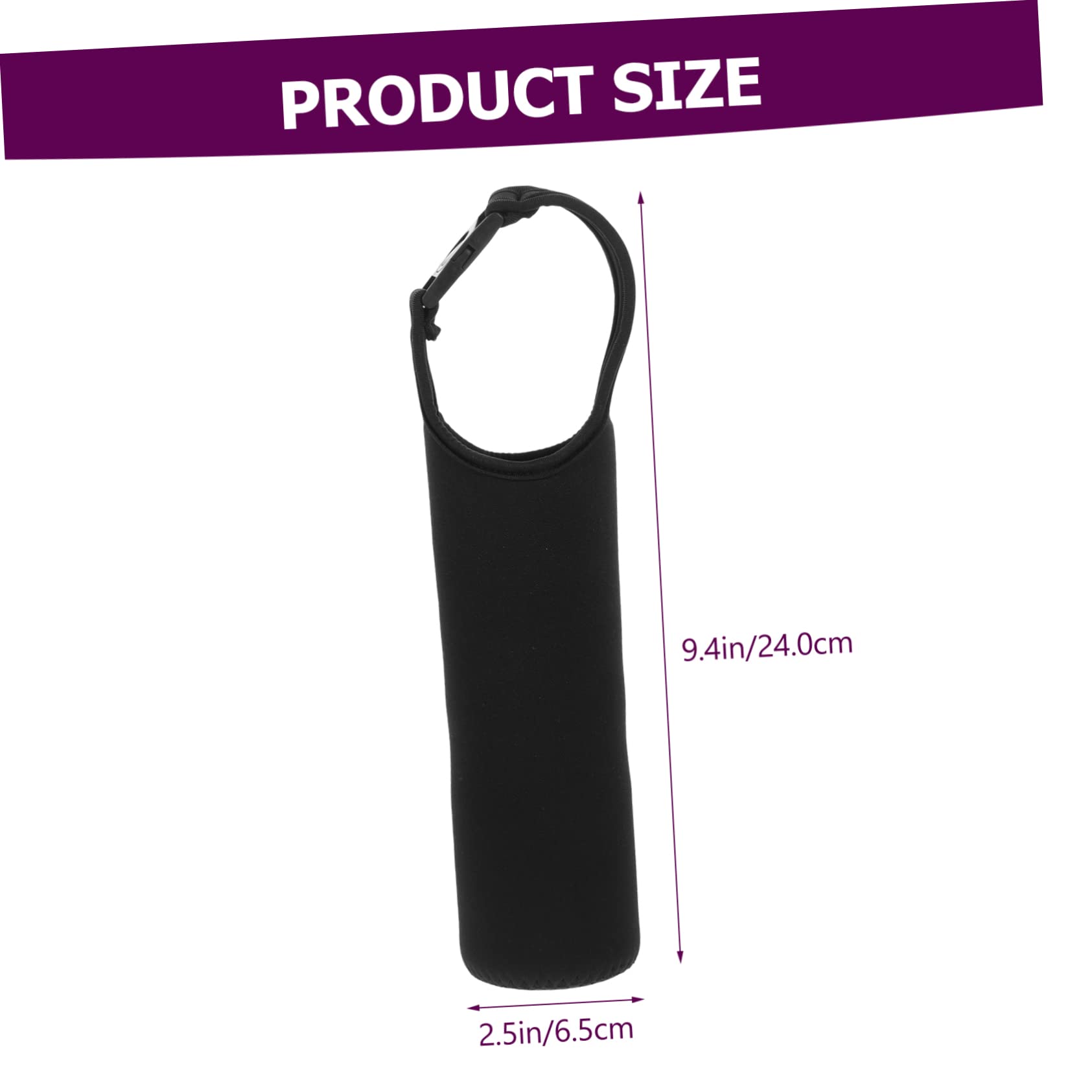 YARNOW La Diagonal Portátil Determinada De La Botella De Agua De La Taza Del Neopreno De 3 Abarca La Taza De Los Deportes De La Tela