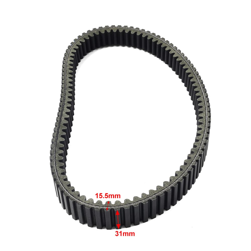 YFUK Motorrad Seite Zubehör Übertragung Teil Stick Gürtel 1 pc Für HiSun ​​450 500 550 700 UTV und ATV Neopren Schwarz