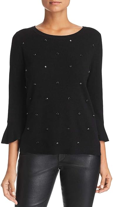 black rhinestone sweater