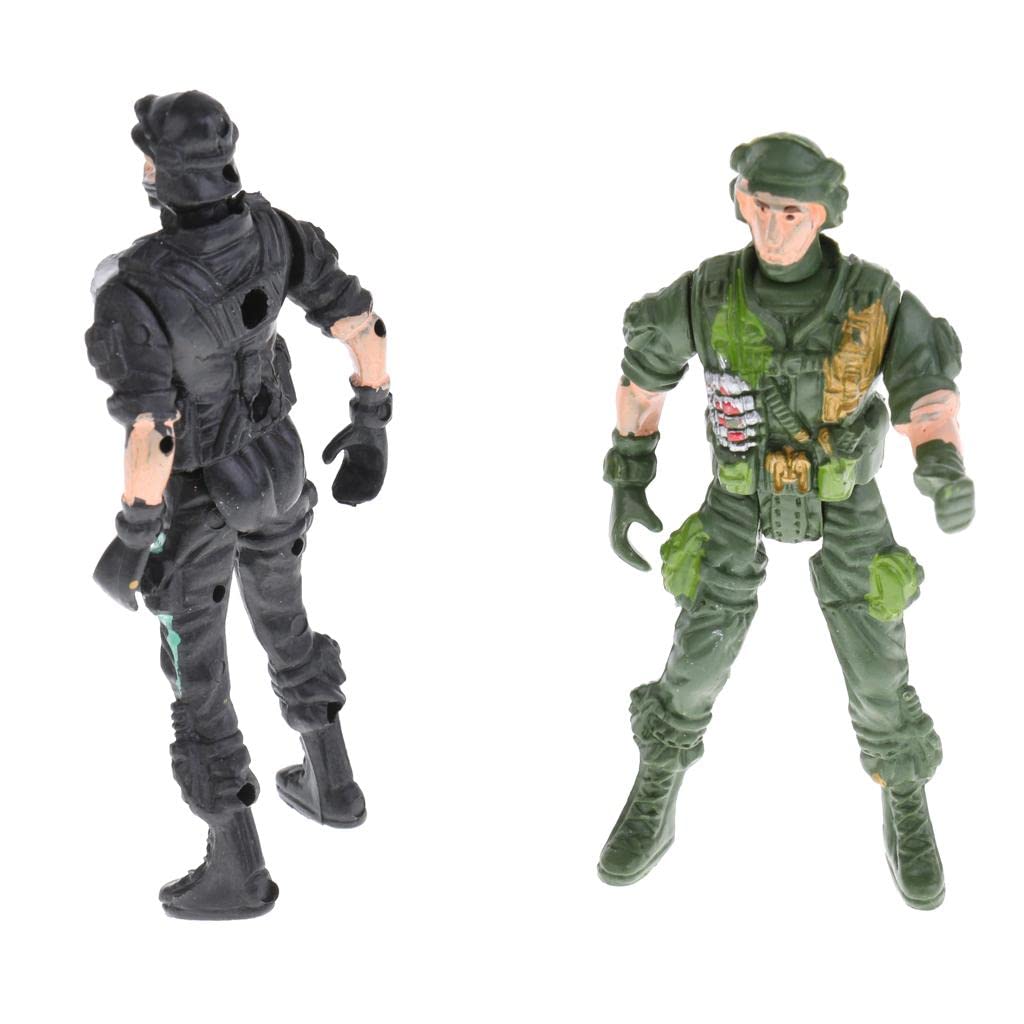 Buy LOOM TREE 9Cm PVC Paratroopers Action Figure World War Ii Soldiers