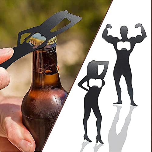 ARFUKA Schlüsselanhänger Mit Flaschenöffner – Aus Holz & Edelstahl – Praktisches Geschenk Für Männer & Frauen