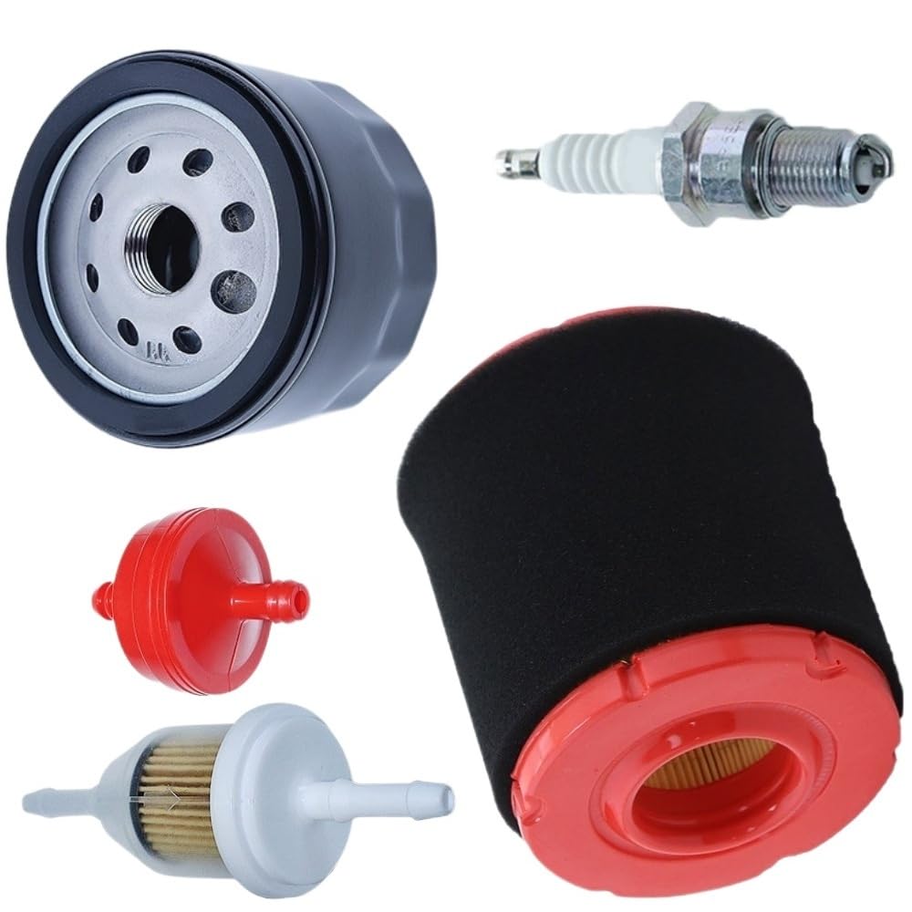 Filtro de aire 937-05066 y filtro de aceite 951-12690, compatible con tractor cortacésped XT1-LT42 XT1-LT46 de 547 cc con válvulas en cabeza (OHV) 737-05066.