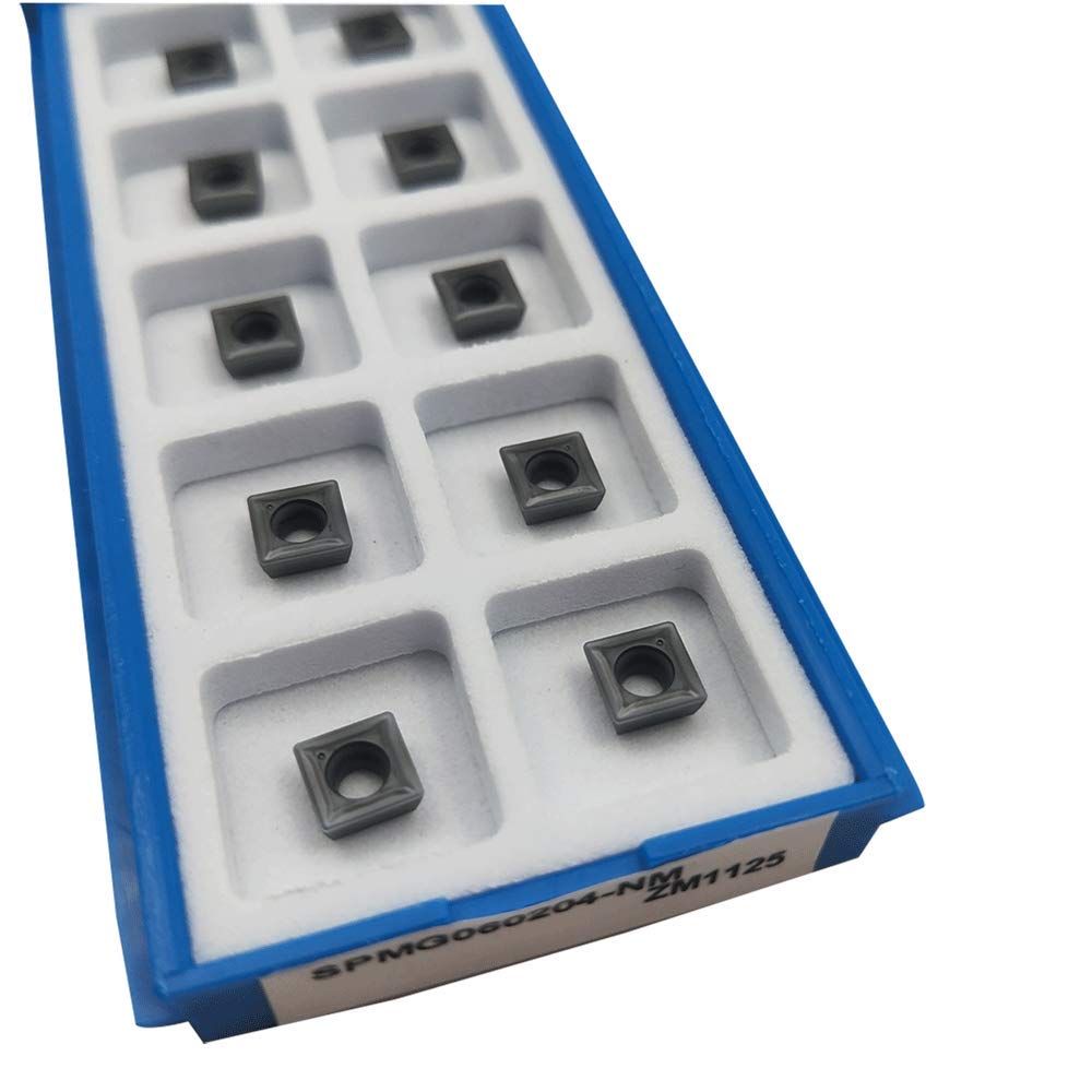 GBJ U-Drill Carbide Drilling Insert, SP Style,Without Coating,Durability,Smooth Cutting SPGT05/06/07/09/11 Applicable to Machine Aluminum, Aluminum Alloy (SPGT060204)