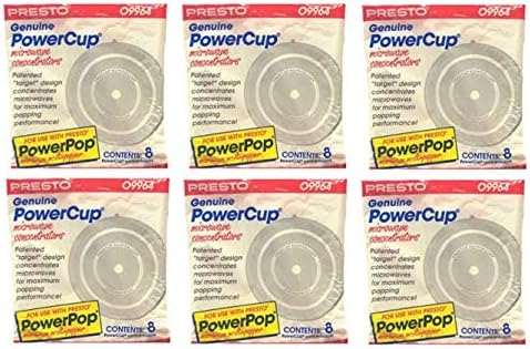 Presto 09964 Microwave Power Pop Powercup Popcorn Concentrator Cup - 48 Pack