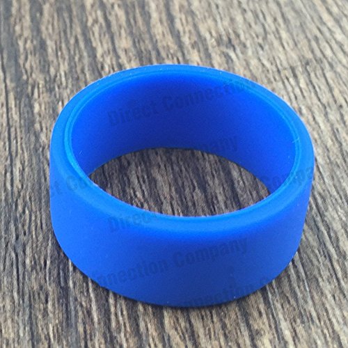 21mm Silicone Protective Bands Ring Cover Bumper Band 23 Colors Available (4-Pack (Black))