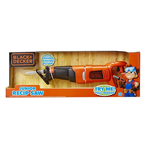 BLACK+DECKER Jr. Recip Saw Kids Outdoor Yard Play Tools