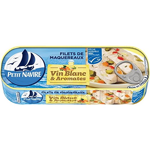 Petit Navire Maquereaux Vin Blanc 1/4