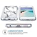 ULAK iPod Touch 7 Case, iPod Touch 6 Case Marble, iPod Touch 5 Case Slim Anti-Scratch Clear Case with Shockproof Bumper, Hybrid Protective Cases for iPod Touch 7th/6th/5th Generation, Marble Pattern