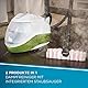 Polti Vaporetto Lecoaspira FAV80_Turbo Intelligence, Dampfreiniger und Staubsauger mit Wasserfilter, mit Eco-Funktion, 6 BAR Dampfleistung, 15 Zubehörteile, weiß/grün