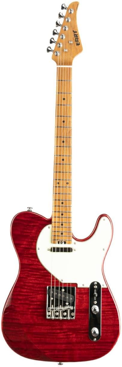 Chitarra Elettrica EART GW2P-SE Senza Testa - Corpo Mogano, Collo Acero, Pickup Versatili, Blu