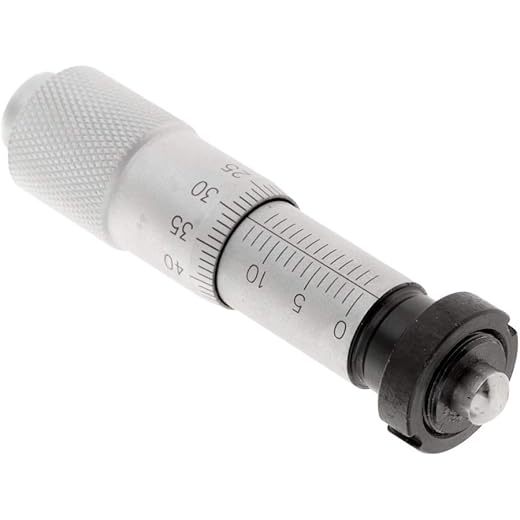 Enakshi® Silver Round Needle Type Thread Micrometer Head Measurement Measure Tool 13mm round head with nut|Metalworking Tooling | Inspection & Measurement | Micrometers