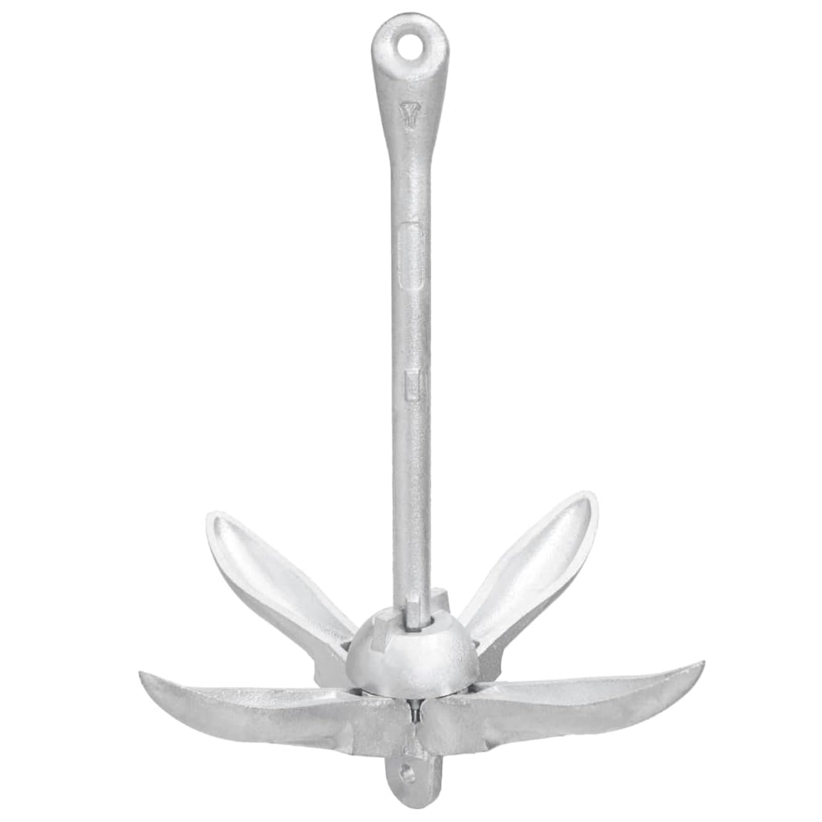 Ancora Pieghevole Argento 8 kg in Ghisa Zincata a Caldo,Parti e Accessori imbarcazioni,Ponti e ancoraggi,Ancore-94272