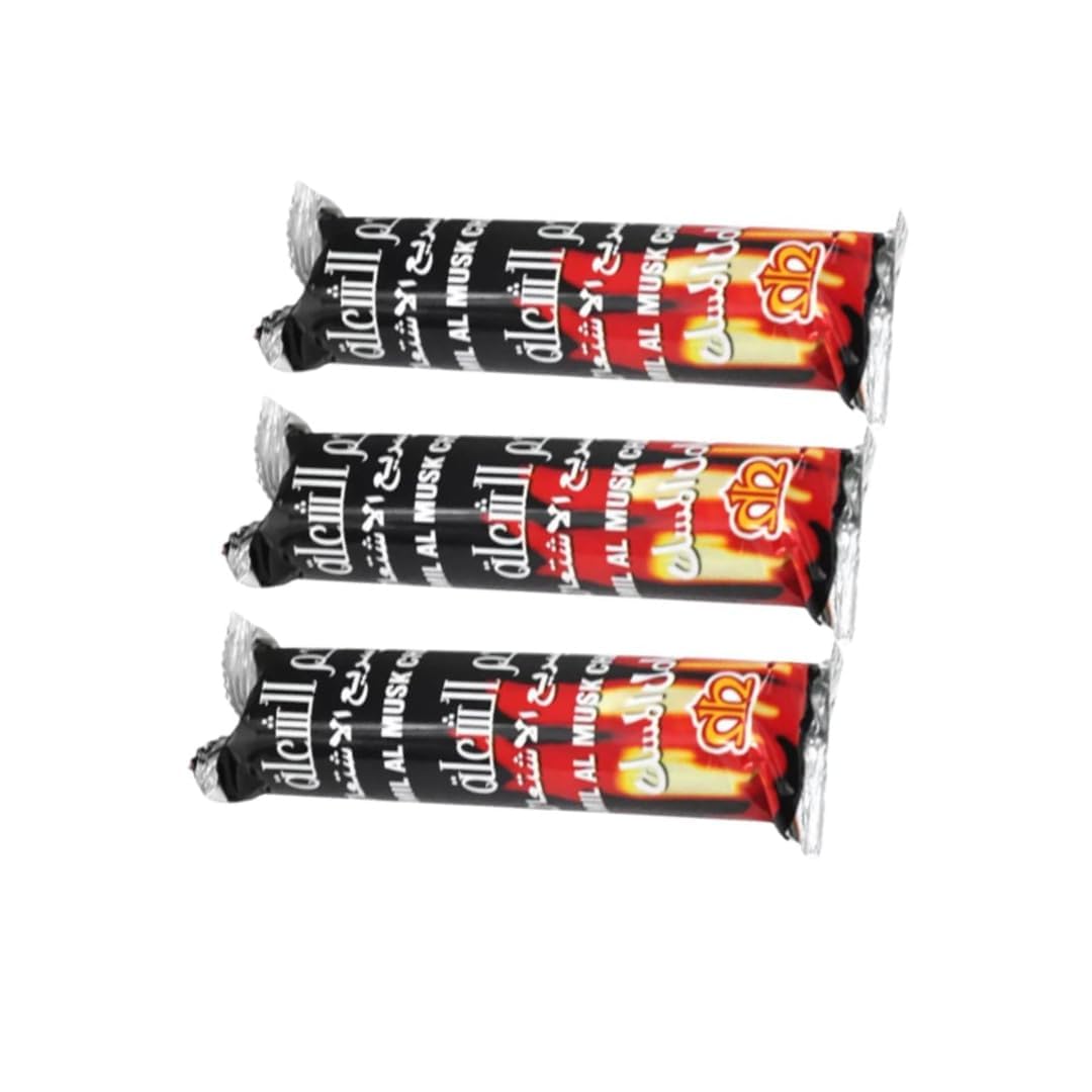 COPY LINE Quick-Light Hookah Charcoal Tablets, Self-Igniting Coal Discs for Incense and Shisha, Black Pack of 3-image-29