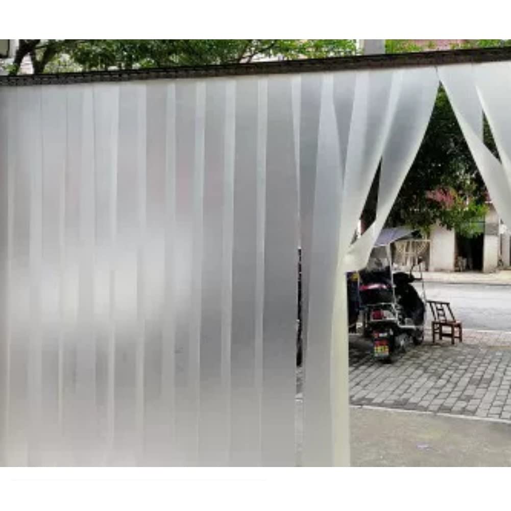 Artiz Tenda di Plastica della Striscia del Vinile, Tenda Morbida Opaca Satinata Tenda Divisoria in PVC Isolamento Domestico Antivento Porte di Garage, Casa per Animali Domestici, Magazzino