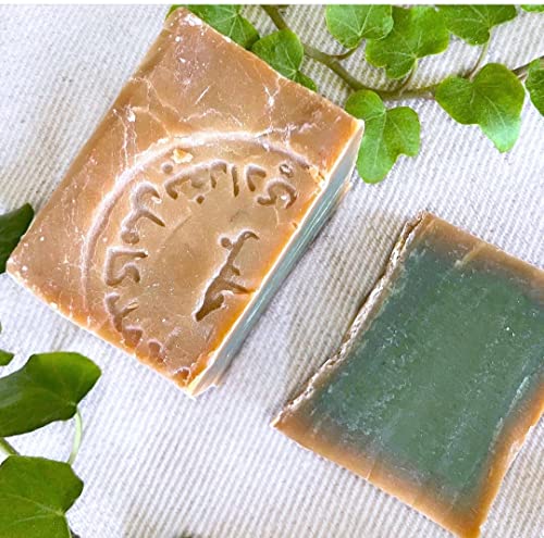 Vergleich Sieger! Original Aleppo Seife 70%/30% - Olivenöl 70% Lorbeeröl 30% fürs Haar Gesicht & Körper - 100% Naturprodukt Vegan Bio