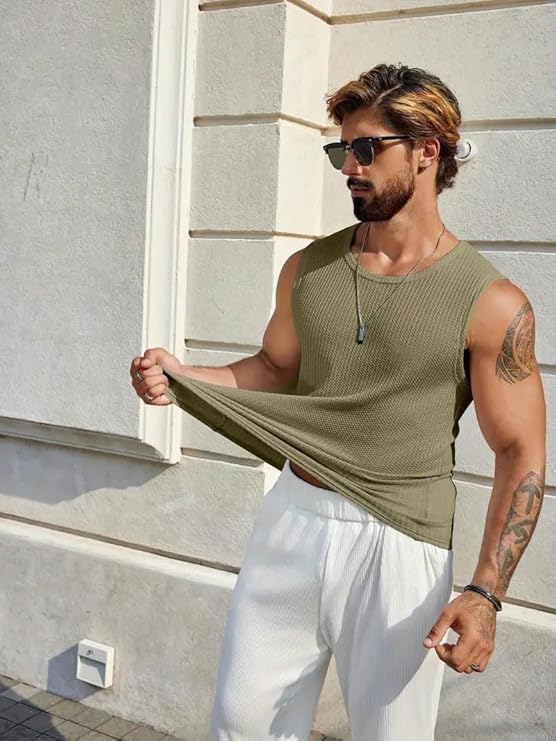 Image of The Modern Soul Sleeveless Tshirt for Men | Tank Top for Men's | Vest for Man (Pck of 3)