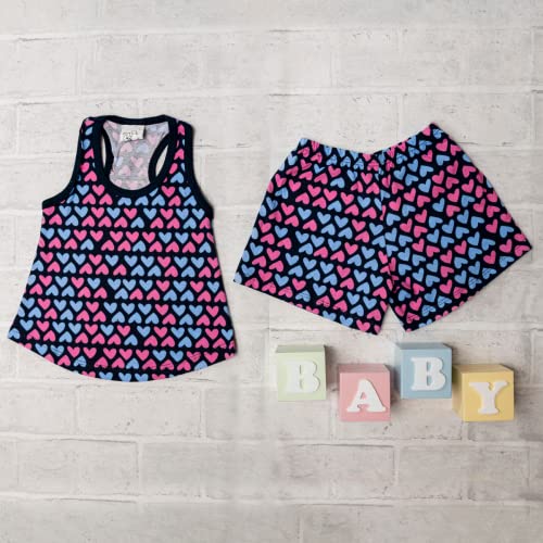 Pijama Bebê Infantil 1 2 3 Anos Malha 100% Algodão Regata Shorts Menino Menina Verão Calor (Masculin
