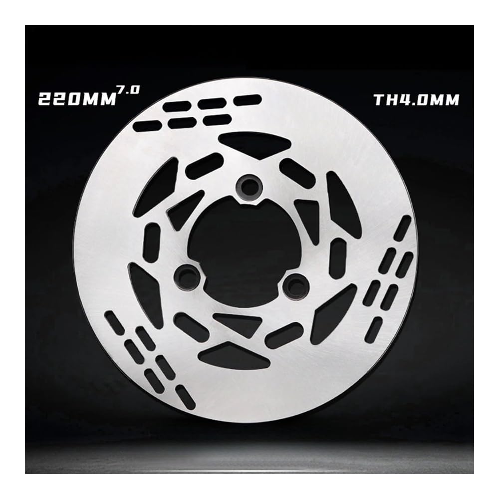 Dischi Freno Moto Per Rotore Del Freno Della Ruota Anteriore Universale A Disco Fisso Da 220MM * 70MM Per Parti Di Ricambio Per Scooter Rotori Per Moto