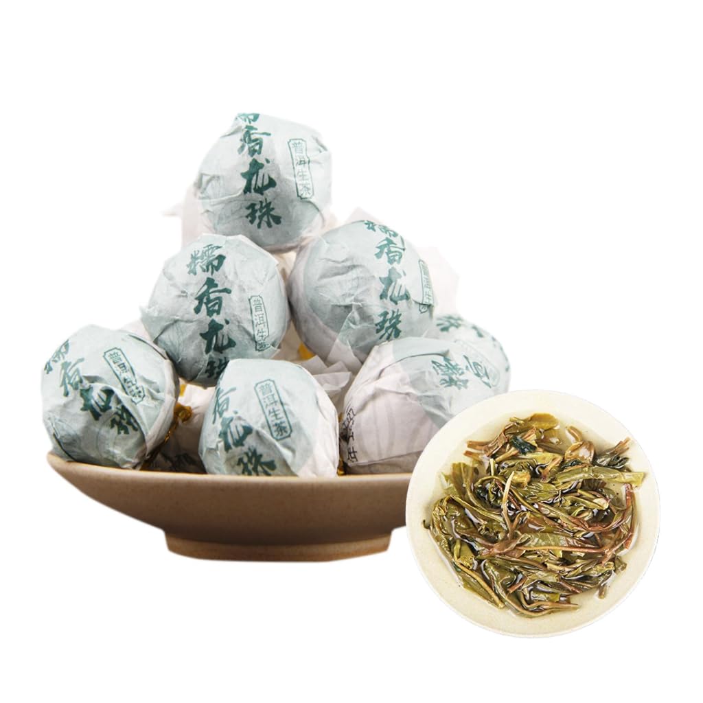 HQZMCTE Surowa Herbata Pu-erh Premium O Bogatym Aromacie, Zielona Herbata O Kleistym Zapachu, Pakowana Pojedynczo (1000g)