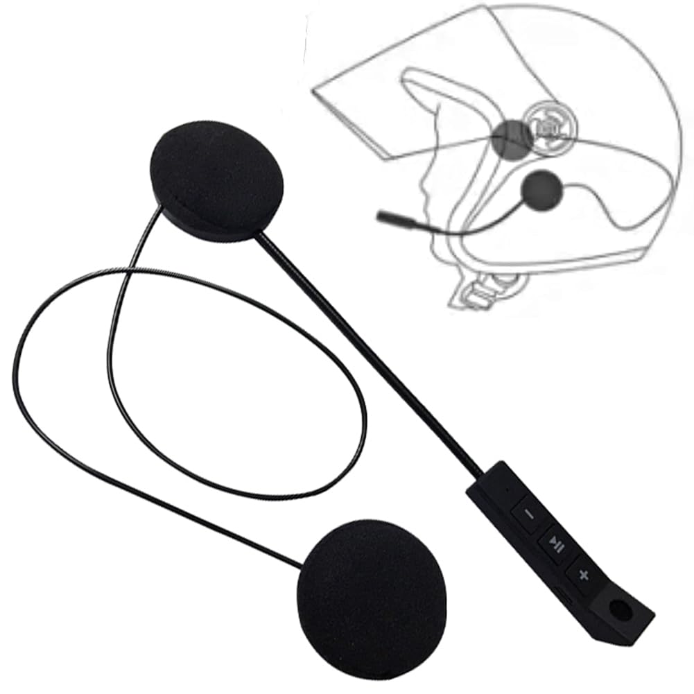 OTOROYS Universal Rechargeable Wireless Motorcycle Helmet Bluetooth | Headset | Earphone Intercom System with Microphone | High Sound Communication & Hands Free Calling & Music Control