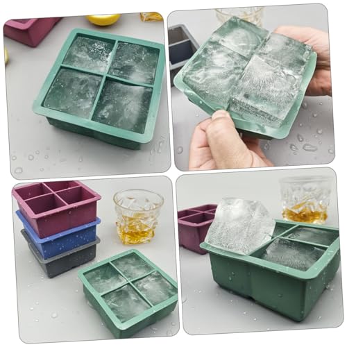 Molde para hielo de silicona 2 piezas con tapa miniatura 7