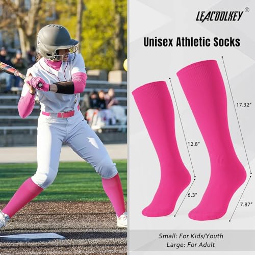 LEACOOLKEY Conjunto de meias de beisebol e cinto para adultos jovens softball, conjunto de cinto aju