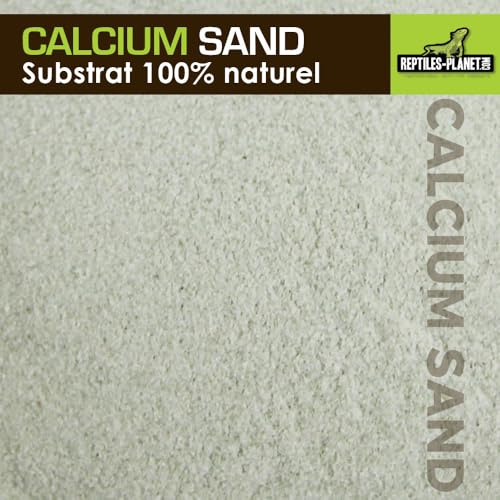 Reptiles Planet - Calcium Sand Sechura Natural – Substrat aus Kalziumsand für Terrarien – 5 kg
